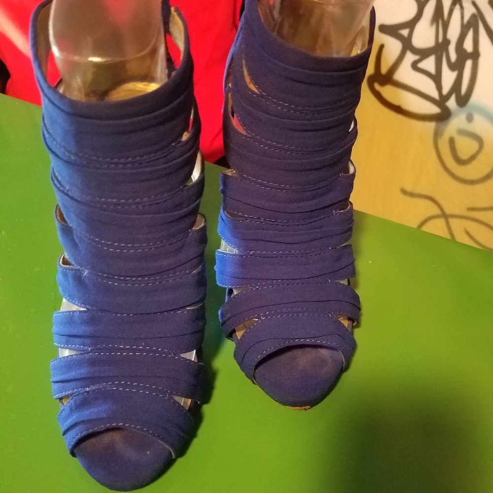 Indigo Blue Heels